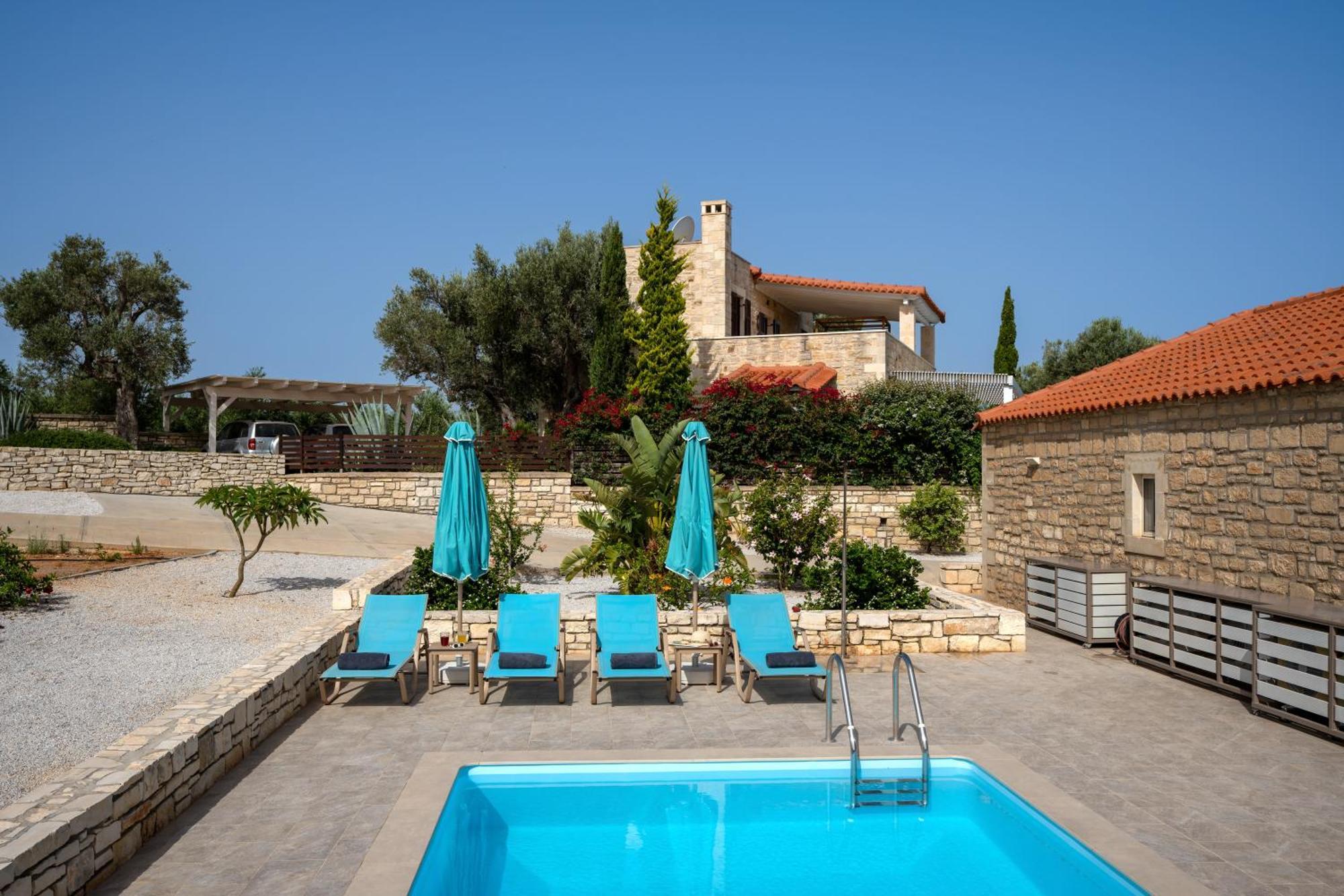 Villa Vasiliki Private Pool Erfoi ภายนอก รูปภาพ