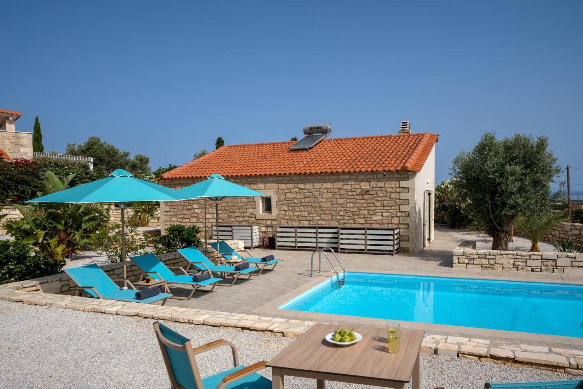 Villa Vasiliki Private Pool Erfoi ภายนอก รูปภาพ