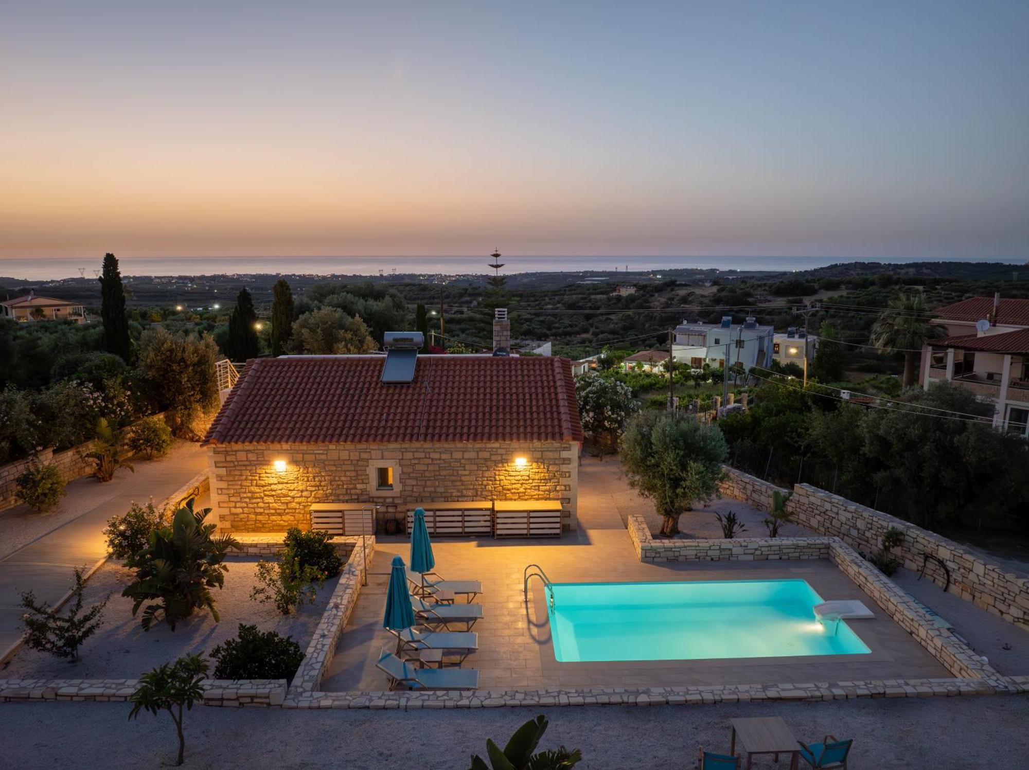 Villa Vasiliki Private Pool Erfoi ภายนอก รูปภาพ