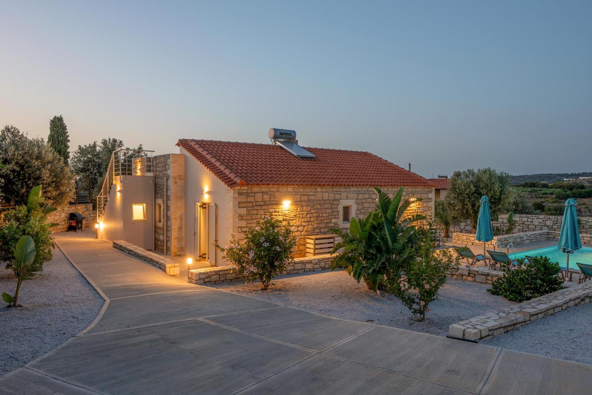 Villa Vasiliki Private Pool Erfoi ภายนอก รูปภาพ