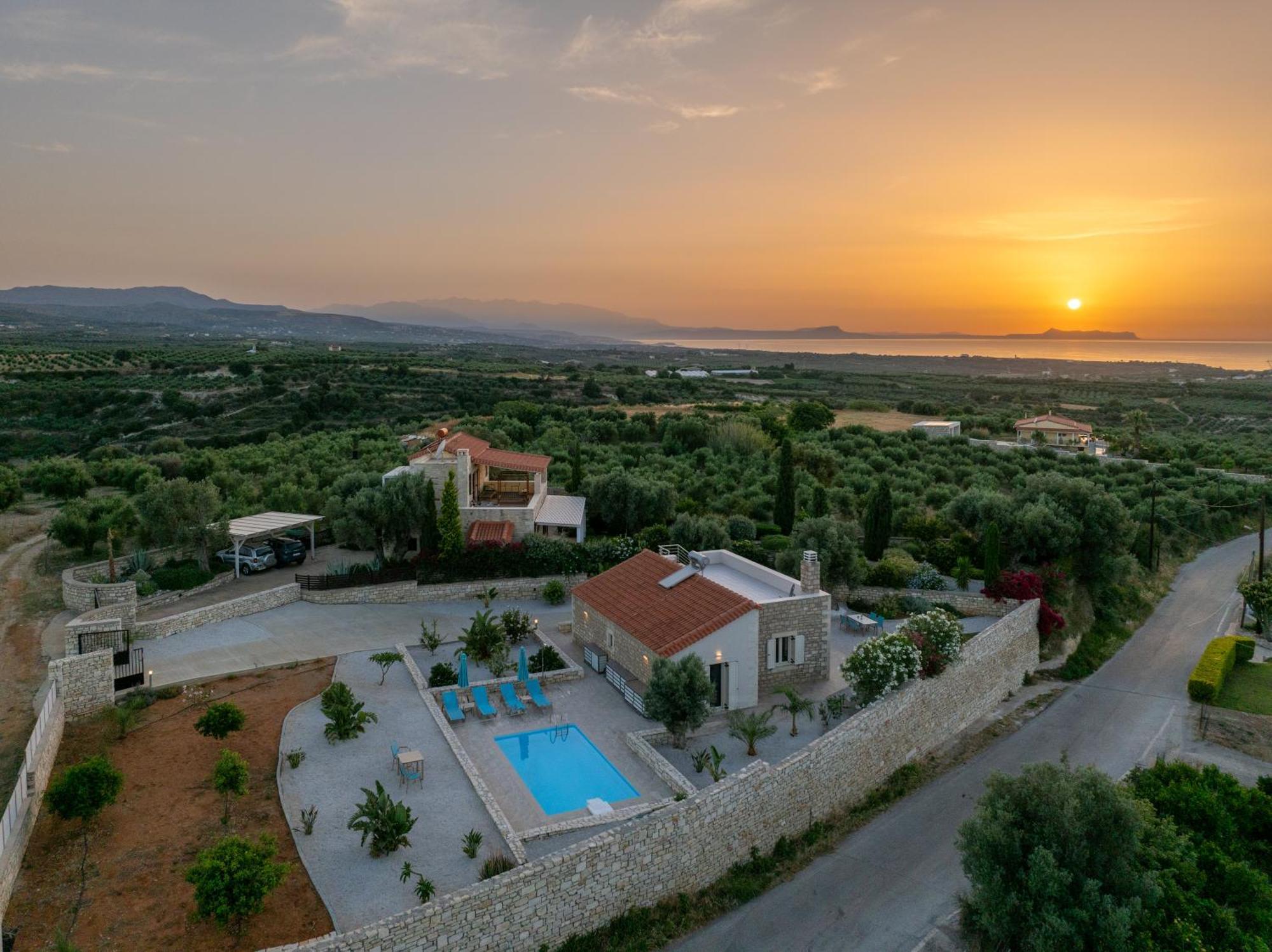 Villa Vasiliki Private Pool Erfoi ภายนอก รูปภาพ