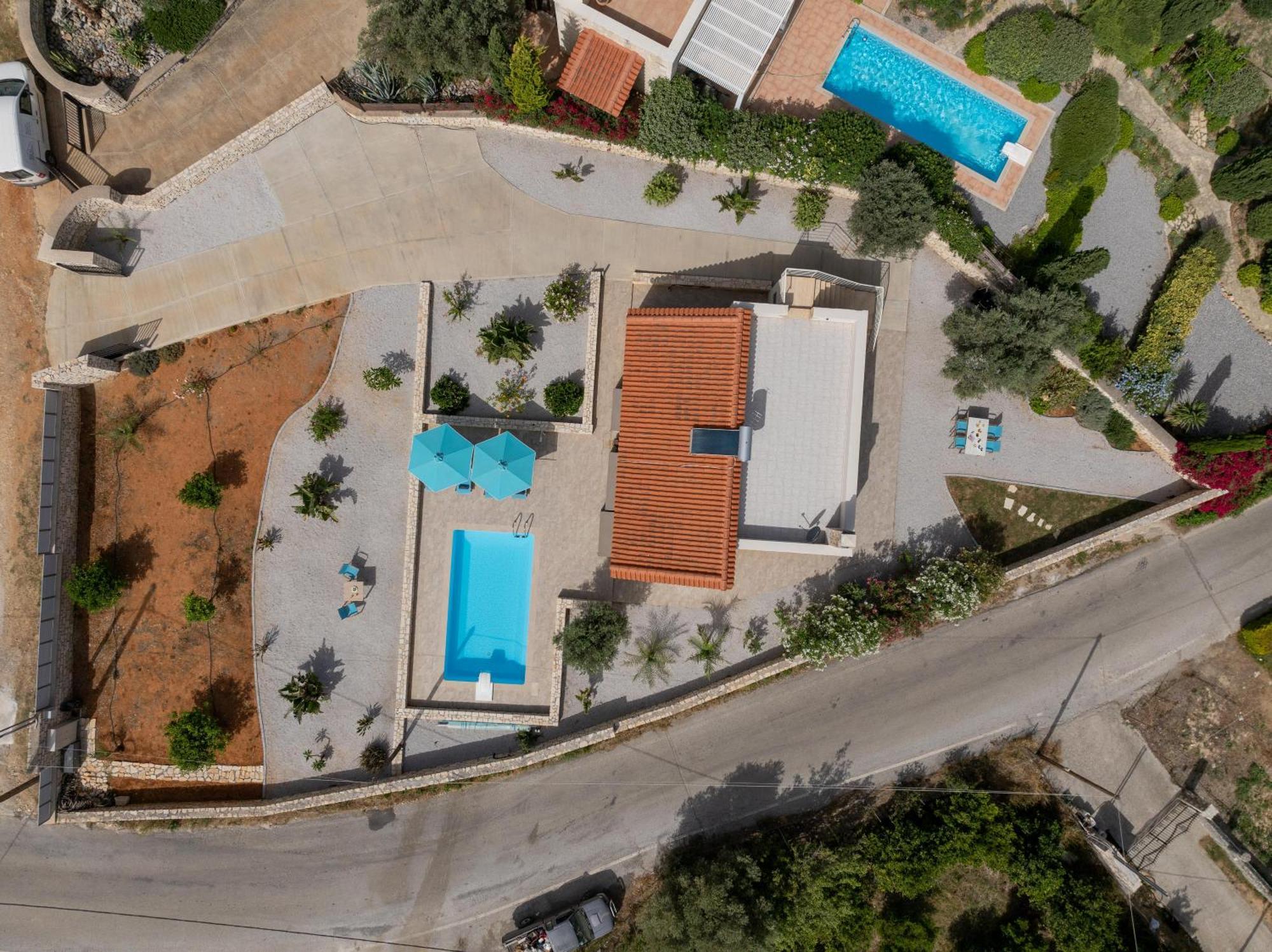 Villa Vasiliki Private Pool Erfoi ภายนอก รูปภาพ